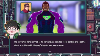 Superhero becomes cumdump for monster cocks | Blue Lightning | 12 Days of Yaoi S2