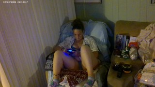 Gamer Girl Smoking Cigarettes In Bra and Panties Part 6 (Close Up)Visit Her Channel For Other Videos
