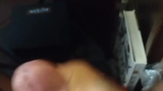 Hot Latino Thug Jerking Off and Then Playing With Own Cum