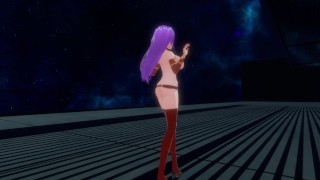 Mancer Mancer Dance! Sexy topless Pornomancer MMD for the New Years