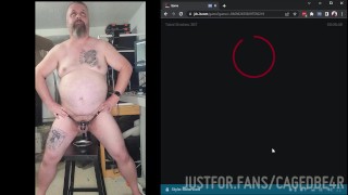Day 11 of locktober means more anal training and edging