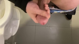 Almost Caught Masturbating Again in the School Bathroom… Another Ruined Orgasm!