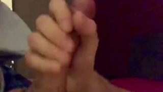 First masturbation of 2023. Big cum explosion. Big dick