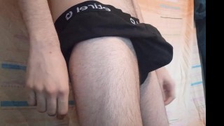 Grabbing my crotch