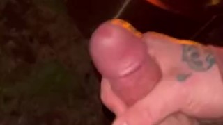 Solo Campfire Cumshot
