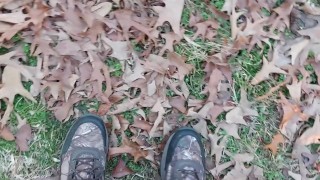 Quick piss outside