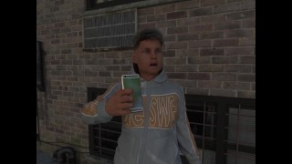 Boy growing to titan