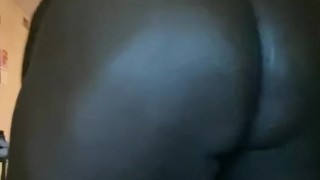 Shaking my big black chub ass