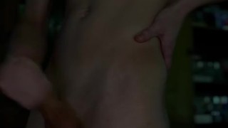 Young guy decided to masturbate his delicious dick for Christmas