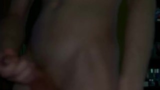 Young guy decided to masturbate his delicious dick for Christmas