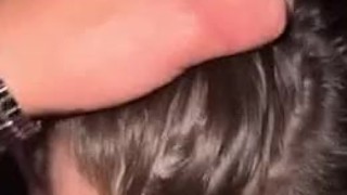 Shot in the face with my cum