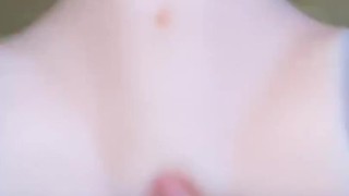 I fuck my 18 yo roommate's tight pussy and cum on it ! POV