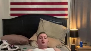 Cumming HARD with a vibrator in my ass