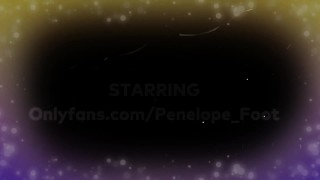 Teen Handjob sniffing feet/foot/soles / foot masage after job