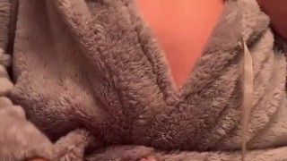 Cum dripping fro my hard cock