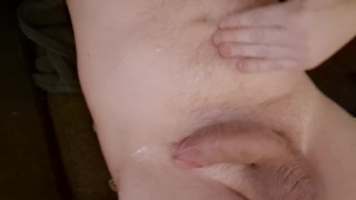 Cumplay - playing with the AFTERMATH of my BIG LOAD!