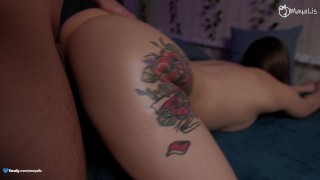 Holiday challenge DAY 5. He gave her a massage, which led to a hard fuck