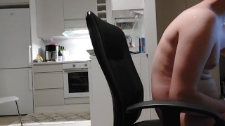 skinny guy jerk off he's big dick