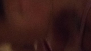White Girl Eating Dick Until She Gets His Cum Load Out