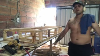 Mi amigo me pide que lo ayude en su carpintería pero el Pinocho no se aguanta!!🌡 - 1ra parte