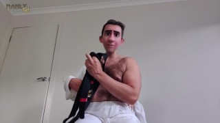 YES SENSEI! - FIRST TIME SMELLING THE STRONG STENCH OF AN ALPHA MALE MARTIAL ARTS BLACKBELTS ARMPITS