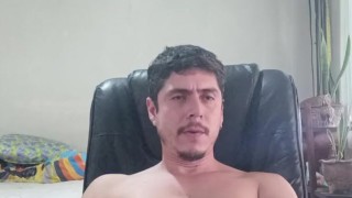 Handsome guy masturbates and eyaculates for you