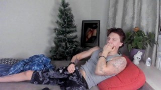 Sometimes, you can jerk off through your shorts and also cum pretty brightly