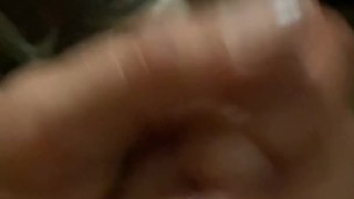 playing with bic cock