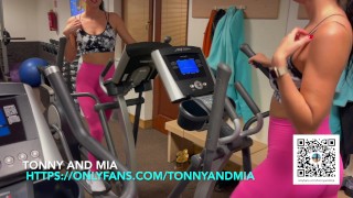 Perfect Fitness Girl fucked in Public Gym... 