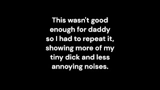 Chub Slave Pisses like a Dog in Public!