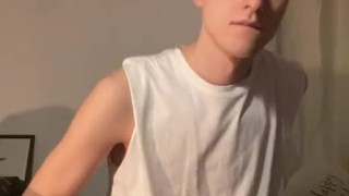 Very horny solo male masturbation