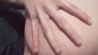 Fingering/anal training session for pup!