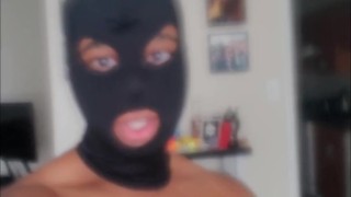 Standing over you whilst jackin' it