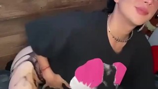 just being pretty for daddy in webcam