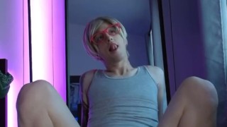 Sissy Kara Goes Bouncy Bouncy On Her Dildo
