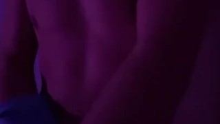 caucasian guy gets naked in front of the camera
