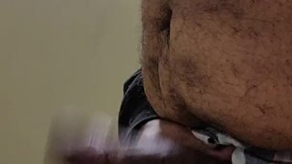 Jacking off at work