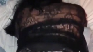 Twerking on his dick with her huge ass