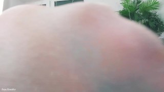 Foot Fetish Video: sexy beige NYLON feet. hot blonde MILF