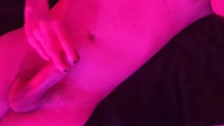 Cumming on my Hairy Stomach
