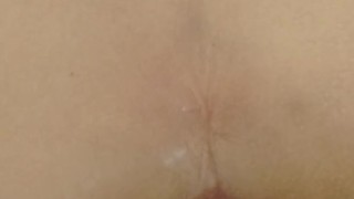 極太アナルプラグ排出