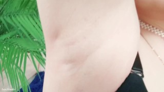 FemDom POV: armpits fetish point of view video sexy hot blonde seduces