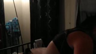 Sexy Long Hair Milf Makes Love To His Ass With A Strap On Part 1
