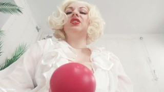 Leash and collar Strap-on FemDom video: female domination POV dirty talk humiliation