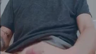 Rare video of my man jacking off