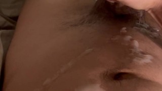 Asian guy huge cum shot