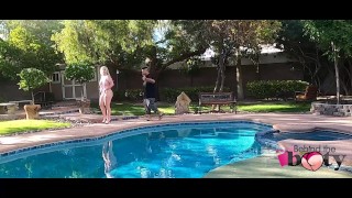 Big Booty Blonde PAWGEMILY Shakes Her Ass Behind The Booty PAWGED