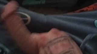 Strokin my cock in Pokemon pj's