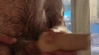 Big dick Step Brother Shower time. Step sister toy for free use.
