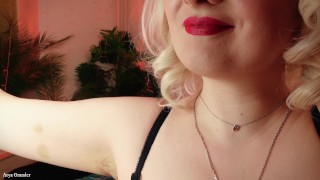 hairy armpits humiliation - female domination FemDom POV video- hot dirty talk